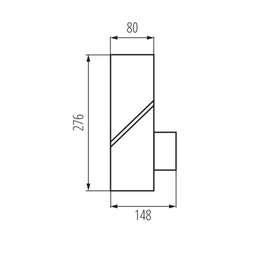 Záhradné svietidlo Kanlux 36547 E27 1x10W 230V IP44